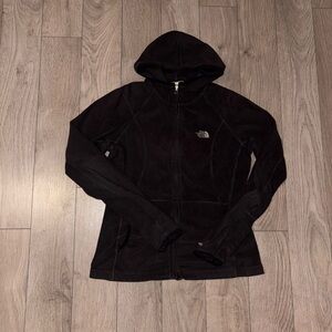 The North Face Women's Black Hooded Polar Fleece Jacket